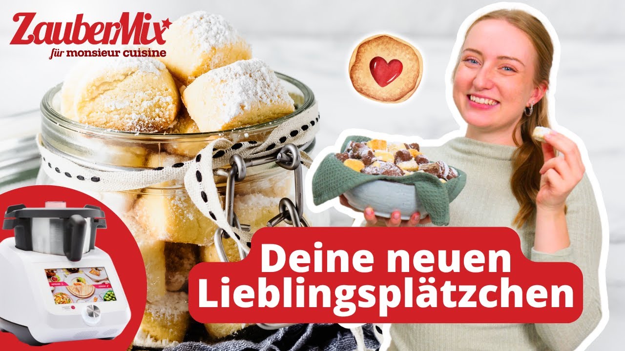 🌟🍪 5-Zutaten Plätzchen: zarte Traumstücke leicht gemacht | Monsieur Cuisine Rezept