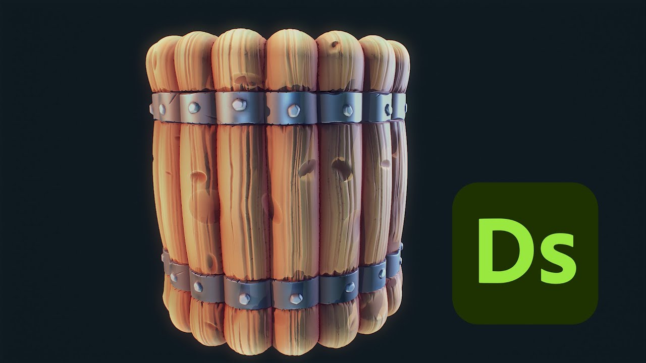 Wood Stylized Substance Designer