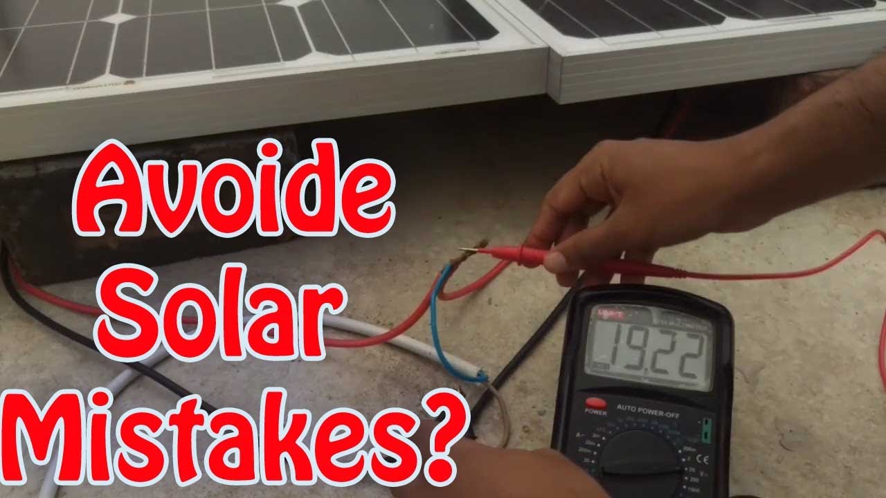 Solar Panels Connections For 300 watt solar System