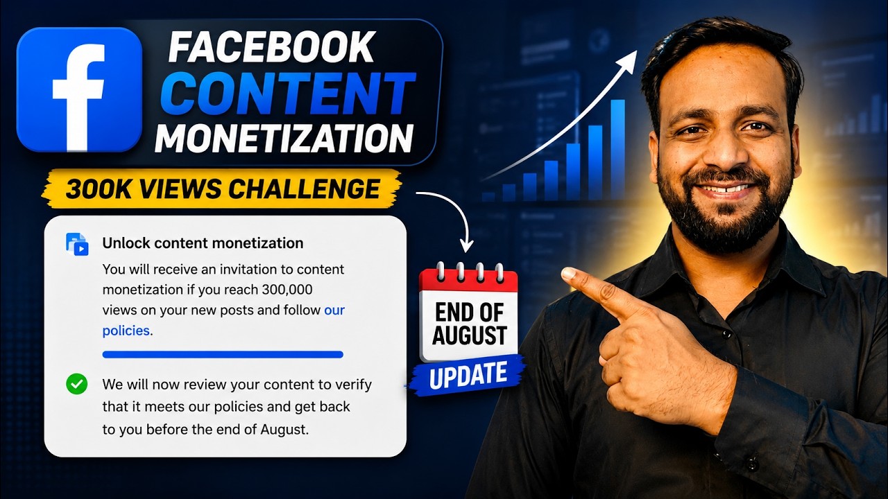 Facebook Content Monetization Update After Completing 300K Views Challenge