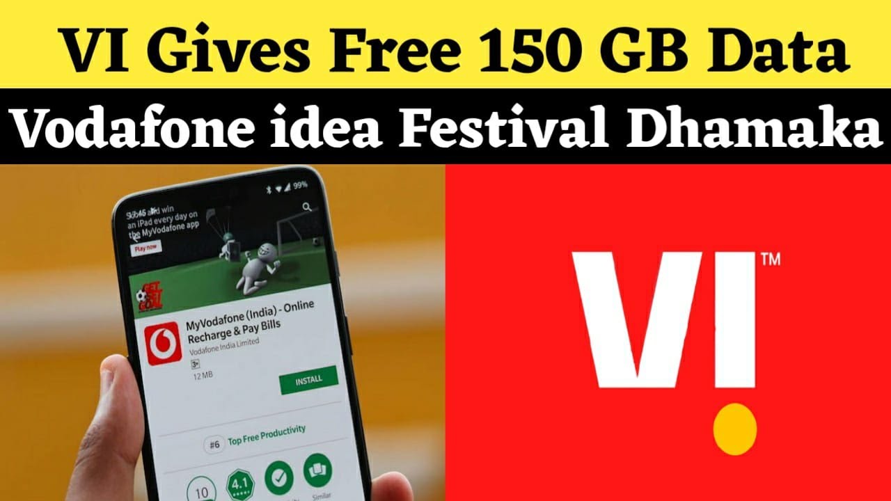 Vodafone idea Gives 150 GB Free Data | VI Dhamaka Offer in India