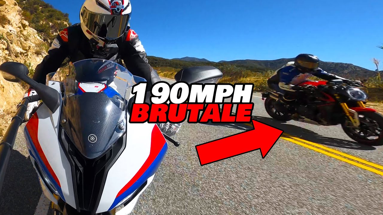 Fast Brutale Chasing S1000RR Cinematic 4K