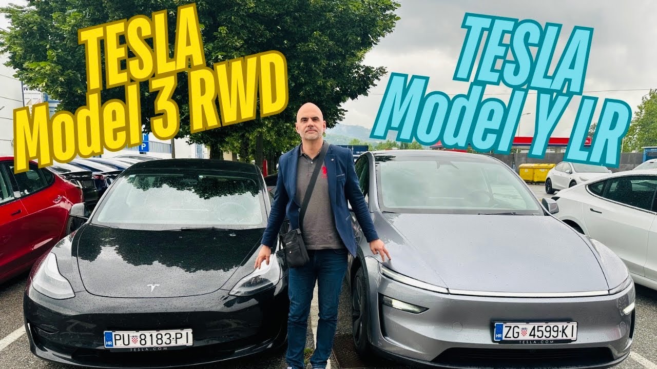 NOVA TESLA MODEL Y LR AWD vs TESLA MODEL 3 RWD - usporedba potro&scaron;nje i dometa / vraćanje Model Y