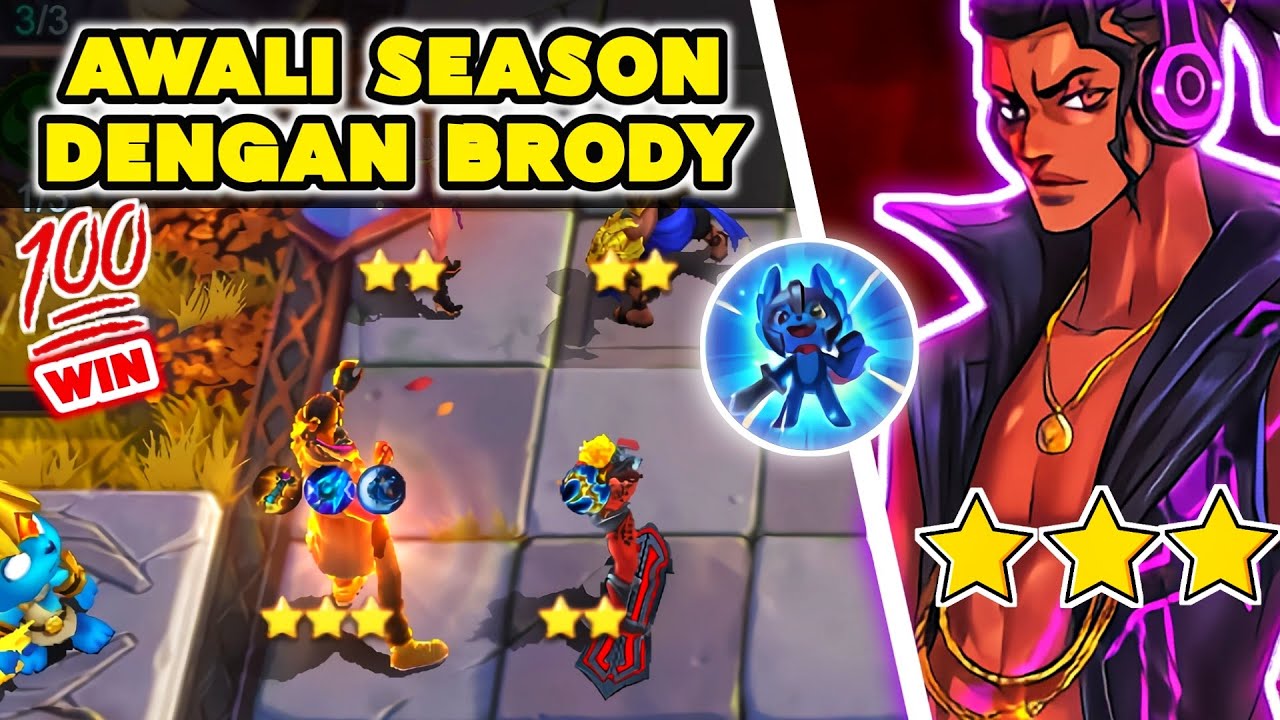 AWALI SEASON DENGAN BRODY B3 MODE BANTAI