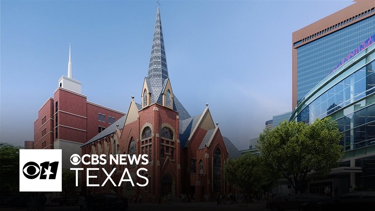 First Baptist Dallas releases designs of historic sanctuary destroyed in July fire