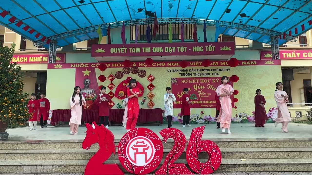 Tiết mục múa Chào Xuân 2026