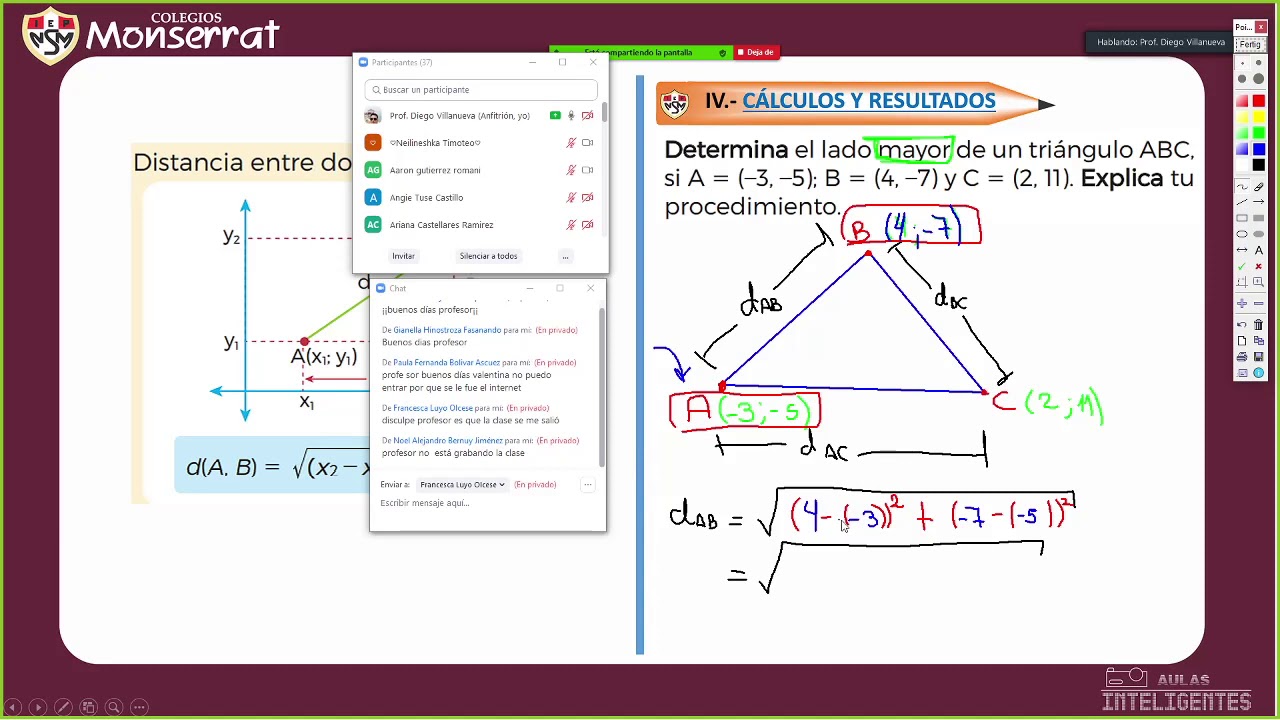 Geometría Analítica 2 (Trigonometría - 1er año de secundaria)