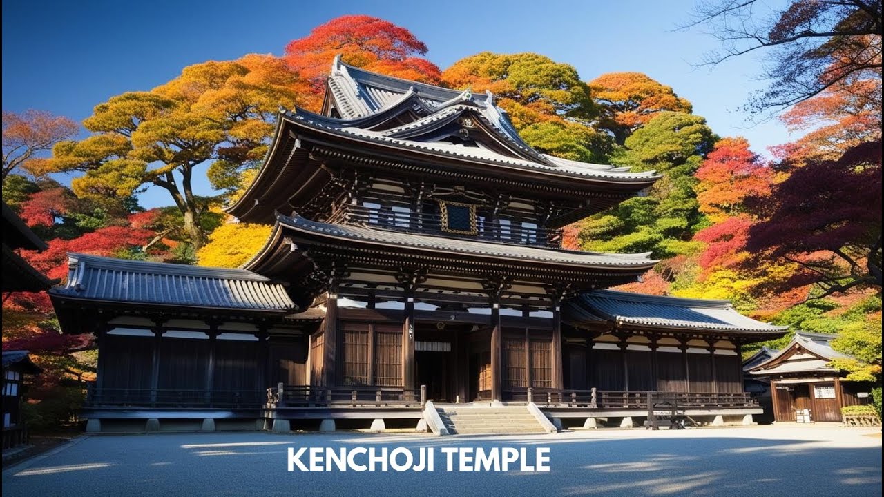 Kenchoji Temple - Kamakura, Kanagawa | Japan Walking Tour 4K