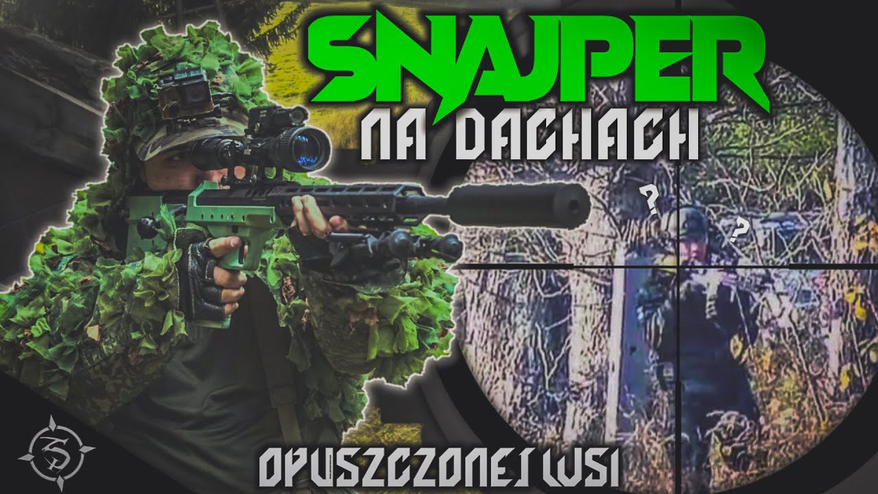 SNAJPER na Dachach Opuszczonej Wsi | ASG Strzelanka