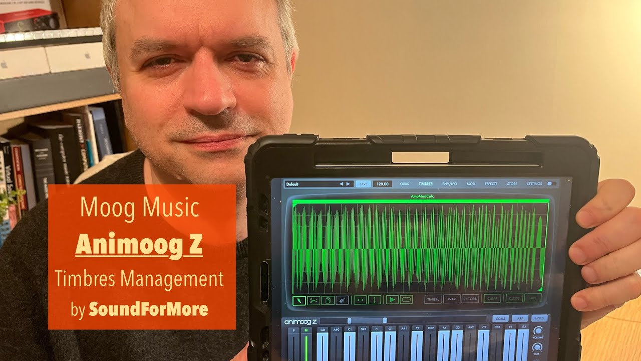 Moog Music Animoog Z - Tutorial Part 4: Timbres edit, import waveforms, update, assignment