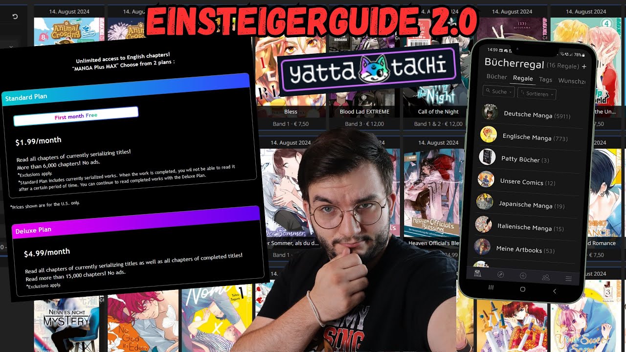 Die WICHTIGSTEN Apps und Websites rund um das Thema Manga || Der Manga Einsteigerguide 2.0