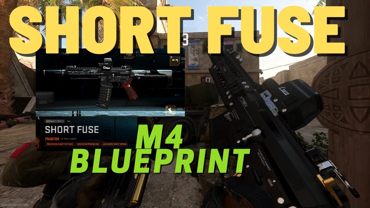 MW2 Short Fuse M4 blueprint gameplay