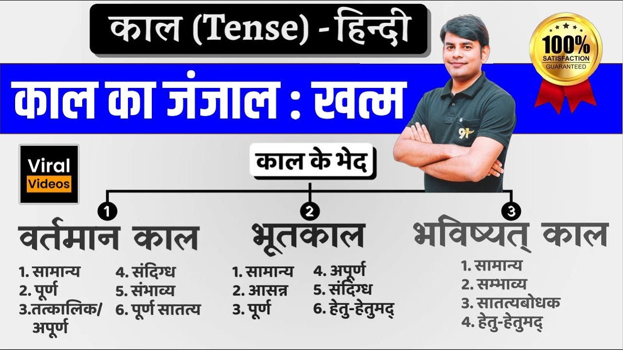 32.काल (Tense) : काल के भेद I काल का जंजाल खत्म I जबरदस्त Trick l Hindi Grammar by Nitin Sir STUDY91