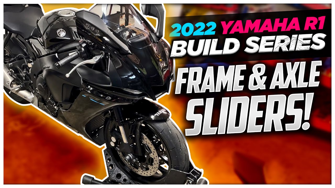 Yamaha R1 Graves Frame Sliders and Evotech Axle Sliders & Spools Install!