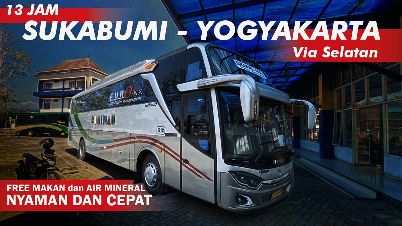 TERBAIK DI JALURNYA !! NYAMAN DAN CEPAT, Trip Report BUS BUDIMAN SUKABUMI  - YOGYAKARTA Part 1