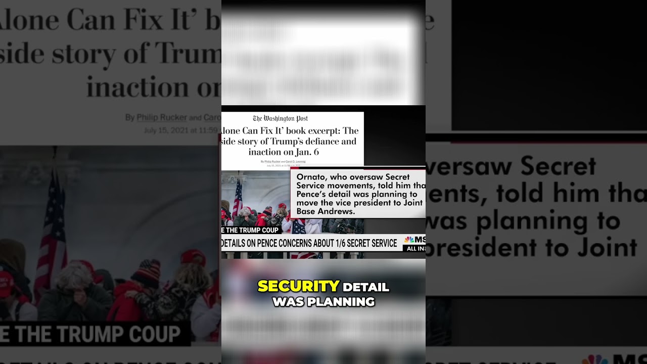 Revealed  Secret Service Warning to Meadows on January 6
