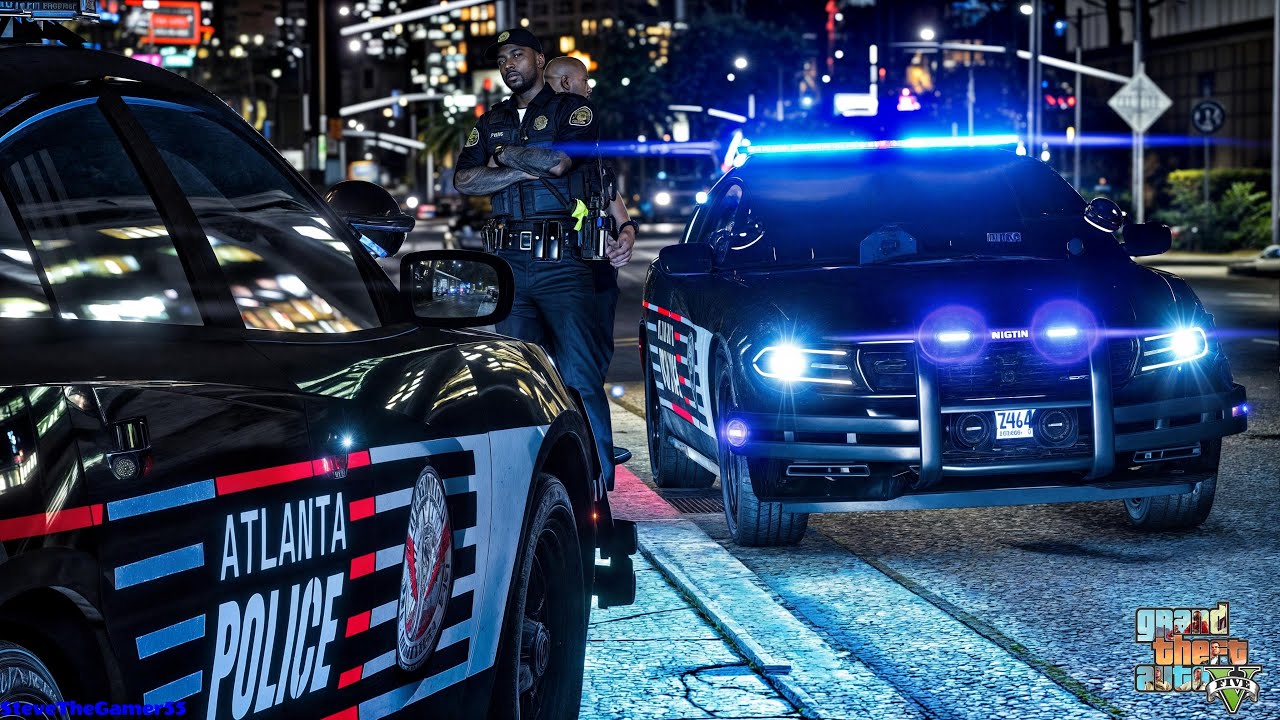 Playing GTA 5 As A POLICE OFFICER City Patrol| GTA 5 Lspdfr Mod|