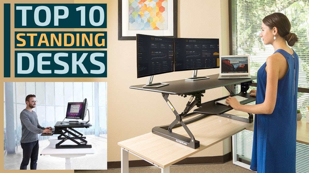 Top 10: Best Standing Desks for 2020 / Height Adjustable Stand Up Desk Converter, Workstation