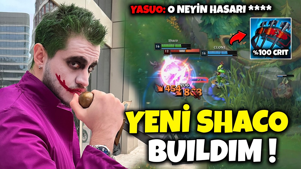 En İyi Ad Shaco Buildim  🤡 (3 Saldırı Hızı 100 Kritik)