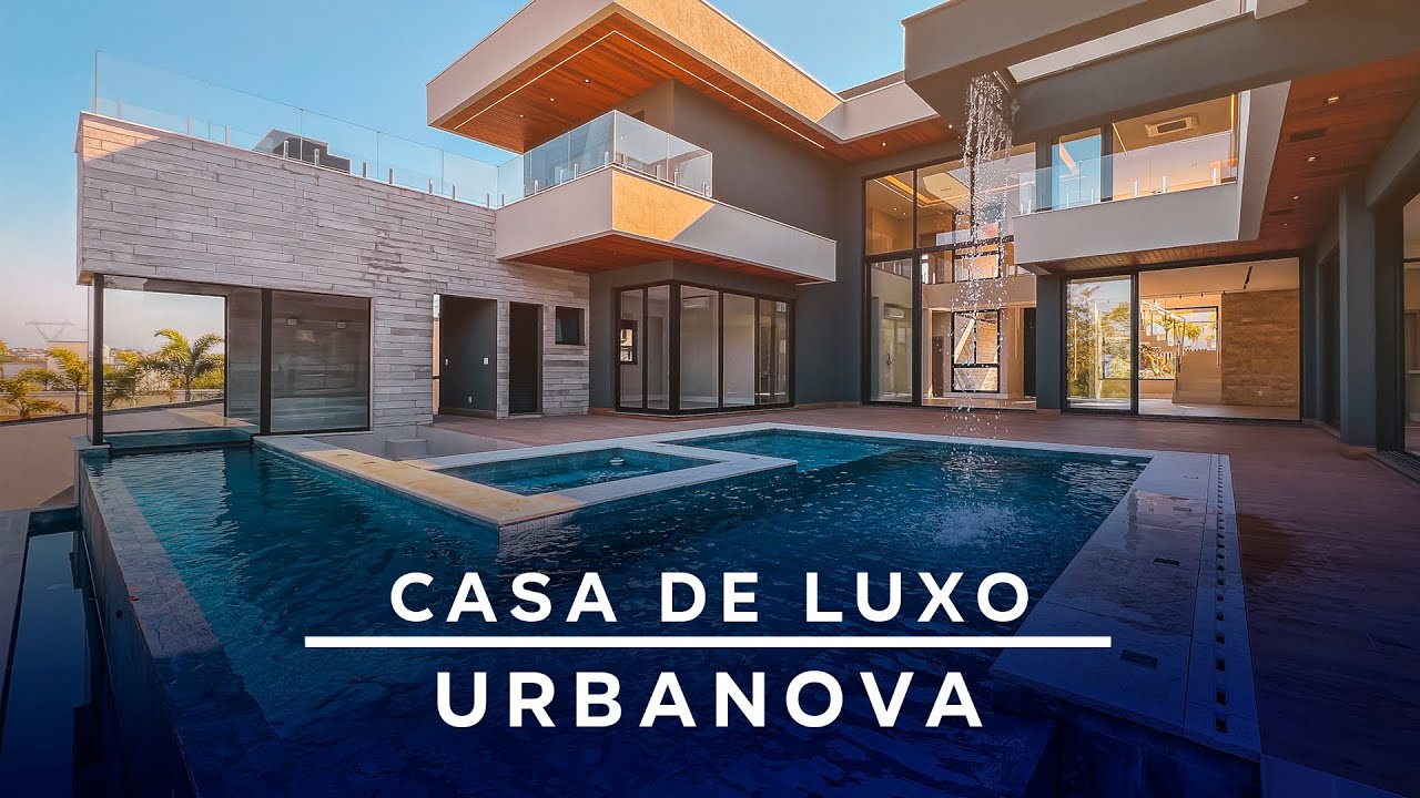 CASA DE LUXO COM 5 SUÍTES À VENDA EM CONDOMÍNIO FECHADO – URBANOVA – SÃO JOSÉ DOS CAMPOS-SP