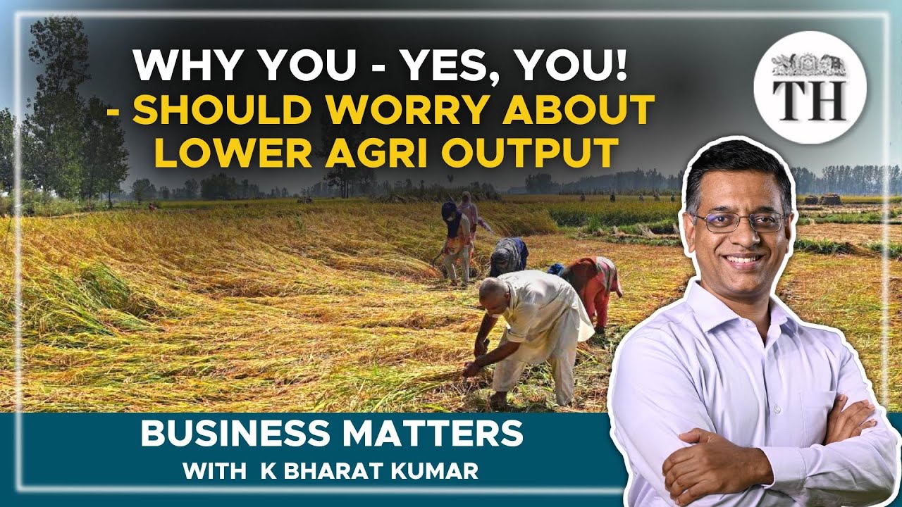 How lower Kharif crop production could affect the Indian economy | The Hindu