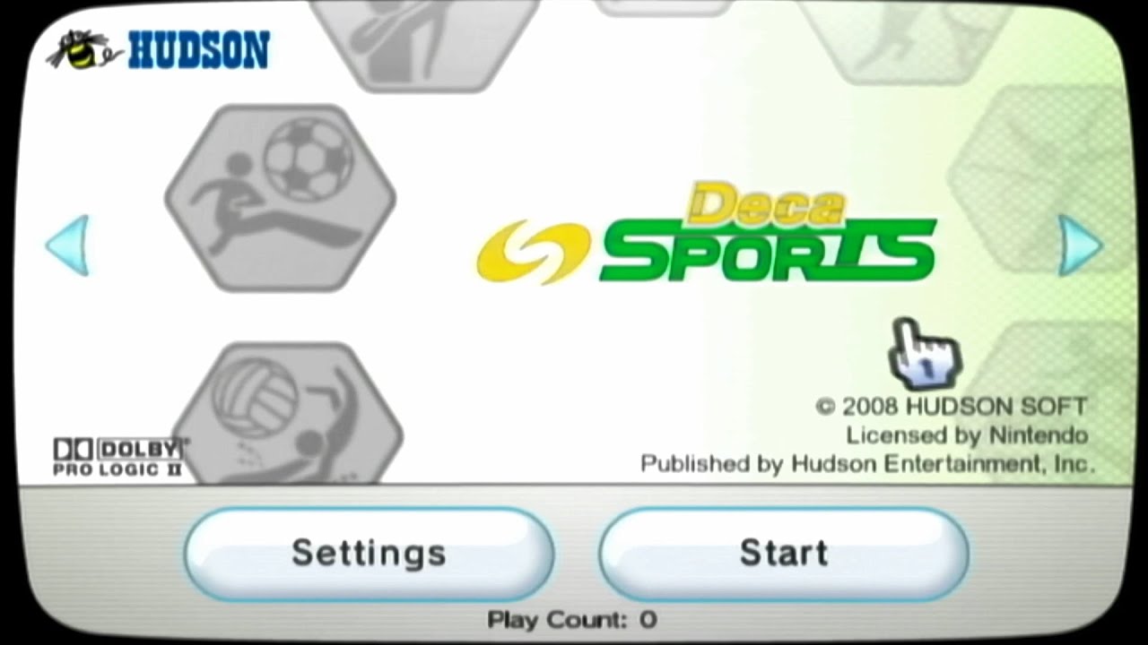 Deca Sports Wii gameplay