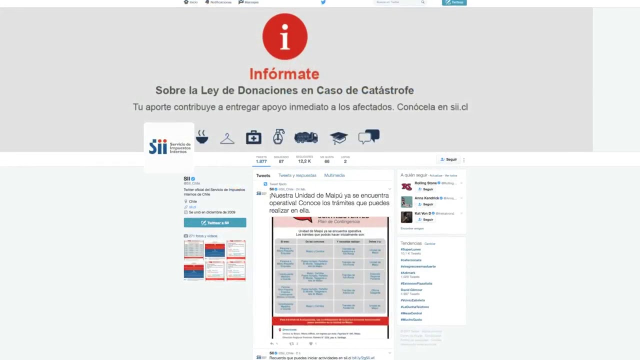 Conoce las distintas opciones que te ofrece el Pie de Página del nuevo sii cl