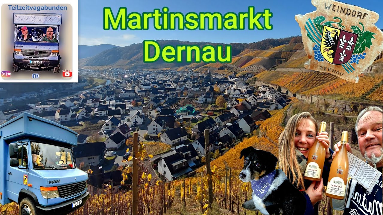 Martinsmarkt in Dernau - #stellplatz  #rotweinwanderweg #ahr #wein #park4night #rotwein 