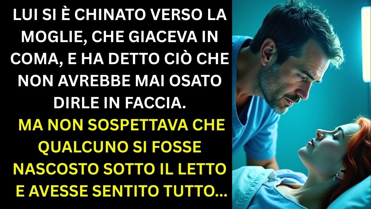 Si chinò sulla moglie in coma e disse ciò che pensava davvero. Non sapeva che....