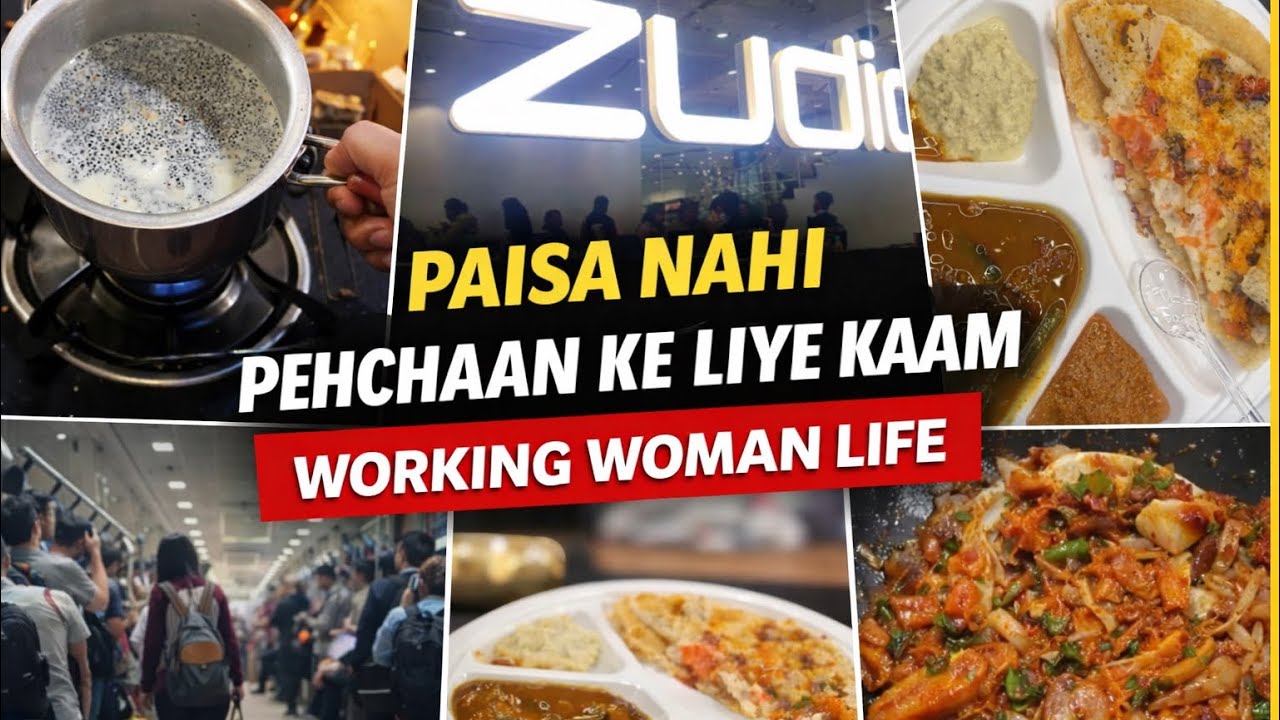 A Day in the Life of a Working Woman | Office, Metro & Real Life