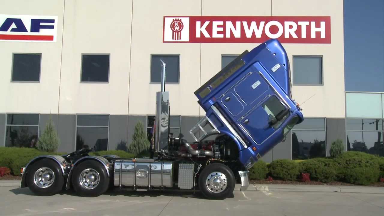 How to tilt a Kenworth K200 cabin