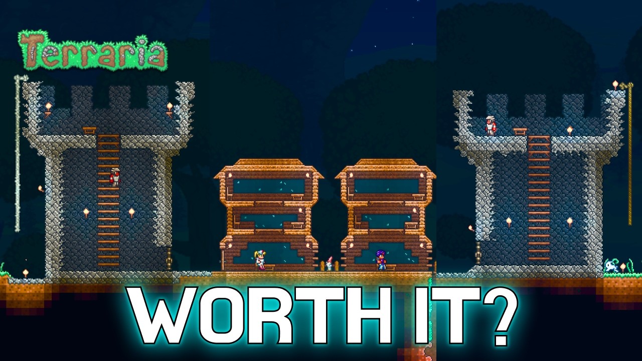 I MADE MY CITY IN TERRARIA!
