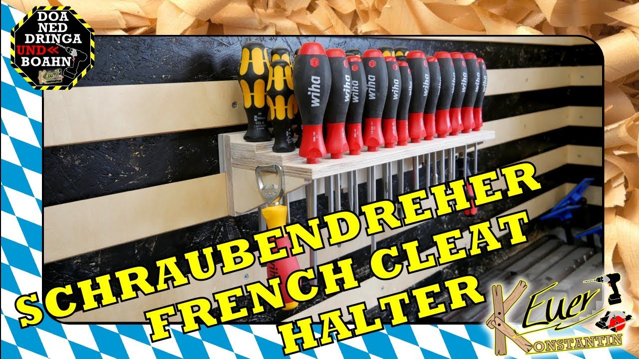 Schraubendreher | French Cleat Halter | DIY