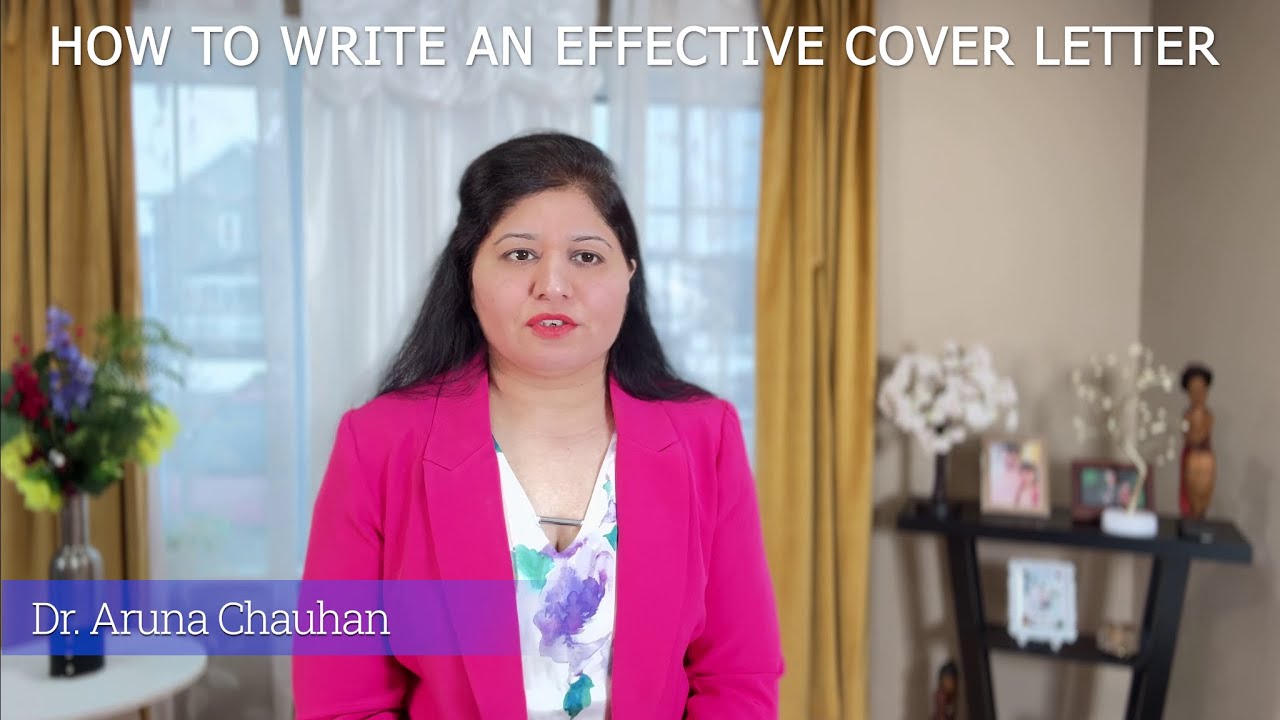 How to write an effective cover letter