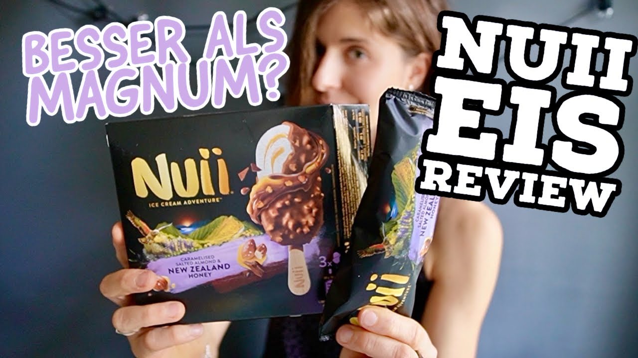 NUii EIS | NEW ZEALAND HONEY Caramelized Salted Almond | EISCREME TEST