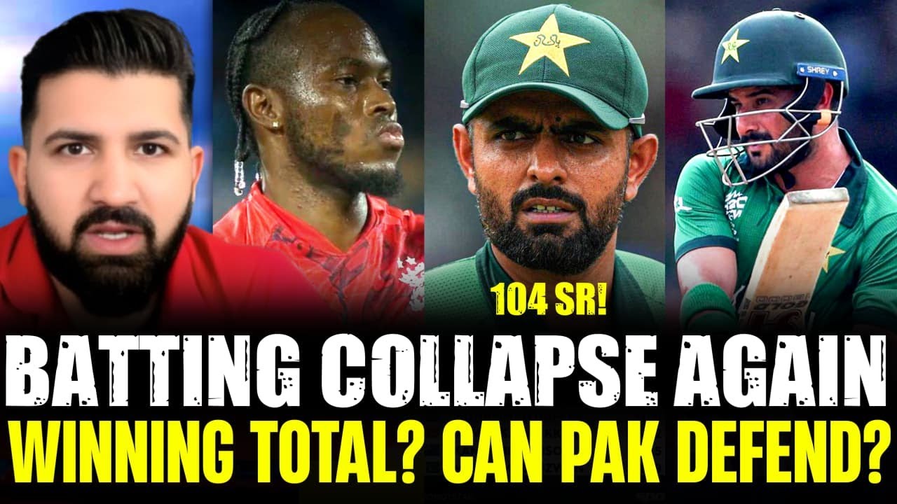 Mini batting collapse by PAK, Farhan shines, Babar disappoints | ENG happy side