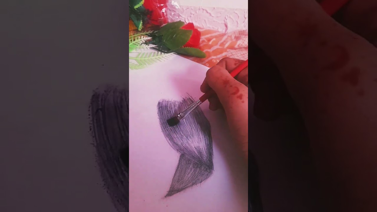 Pencil se Realistic Baal kaise banayein? | How to Draw Realistic Hair Step by ​