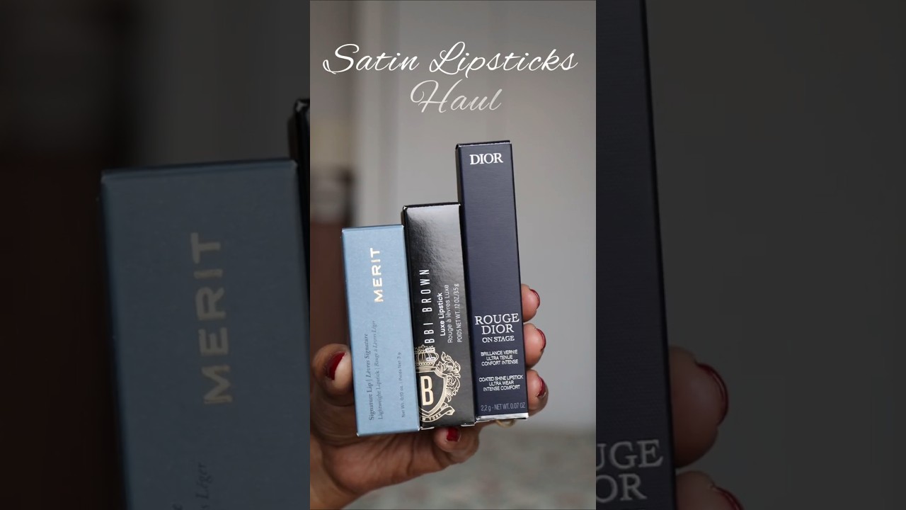 Lipsticks Haul during Sephora Sale, Dior, Bobbi Brown & Merit Lipstick Swatches. 