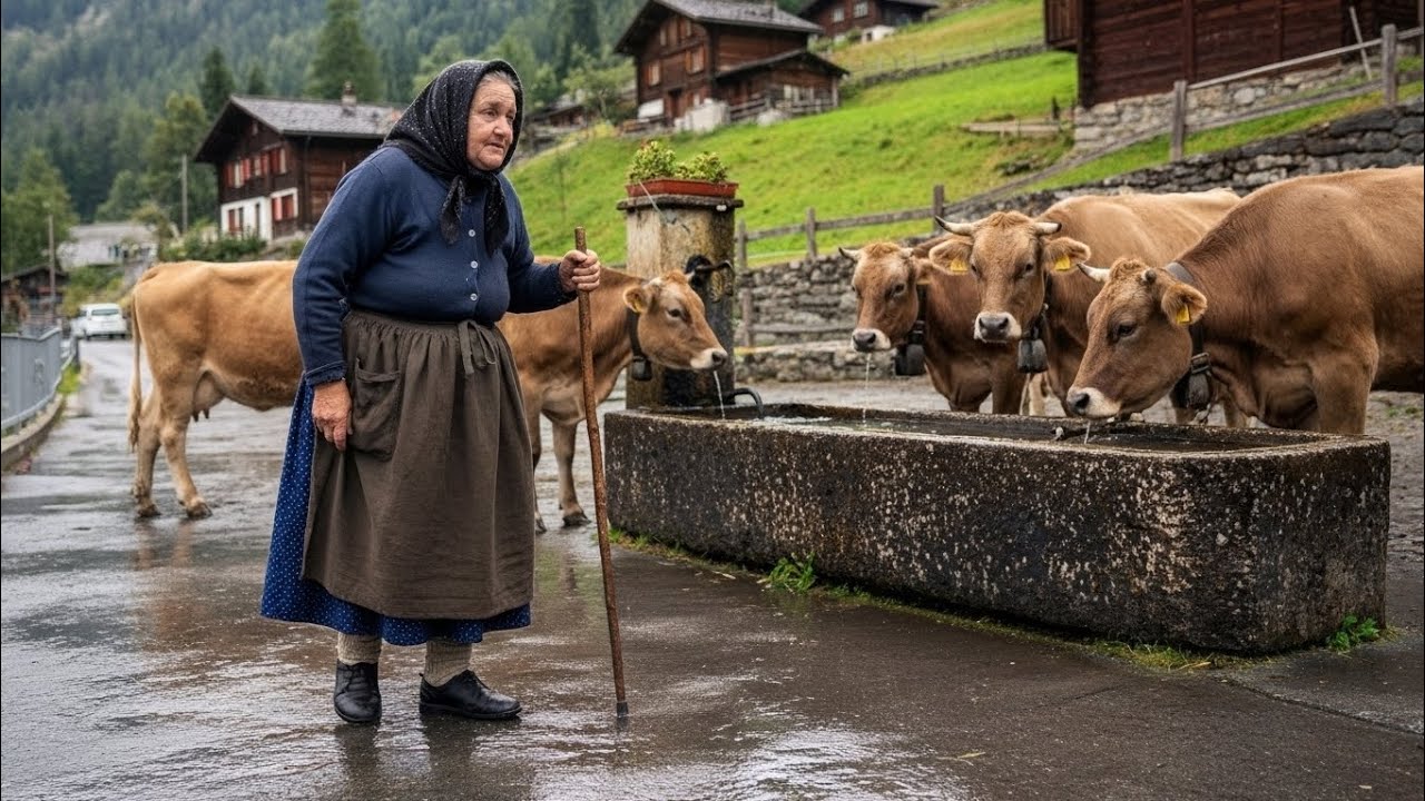 Одинокая 82-летняя бабушка живет одна в деревне в Швейцарских Альпах | #ДокументальныйФильм #горы