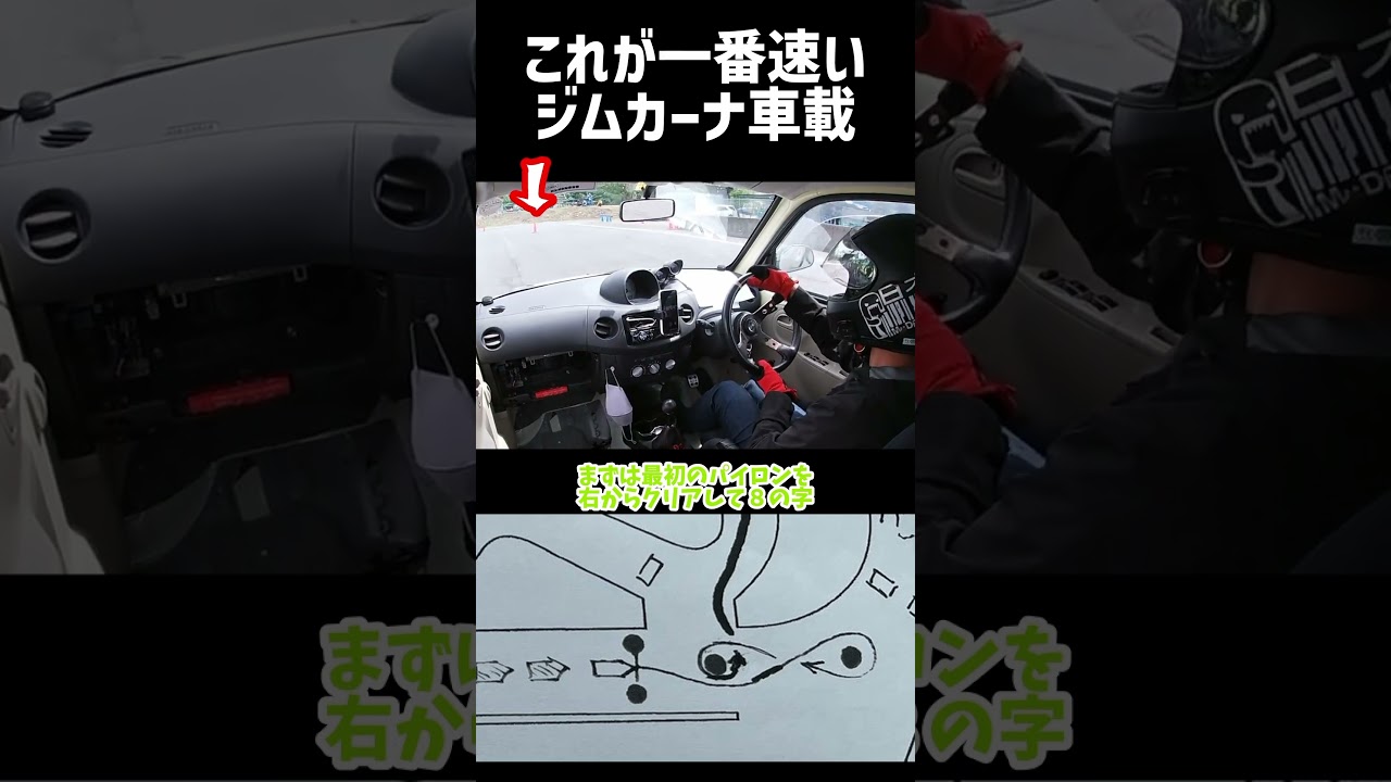 【ジムカーナ】たぶんこれが一番早いと思います。#l235s #エッセ #ジムカーナ #モータースポーツ #軽自動車 #jdm #asaせんせー