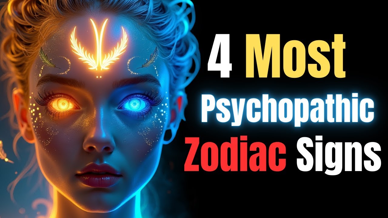 The 4 Most Psychopathic Zodiac Signs 🔥 | Dark Traits You Can’t Ignore