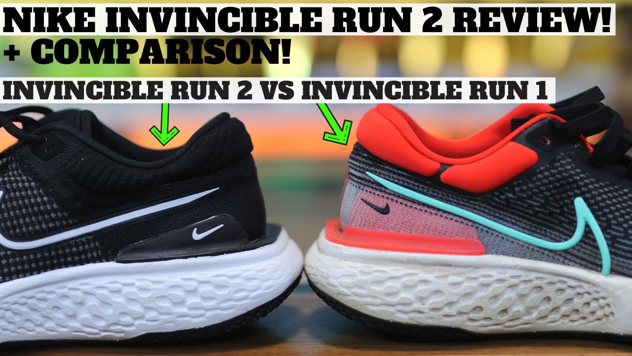Nike ZoomX Invincible Run Flyknit 2 vs Invincible Run 1 Comparison & Review!