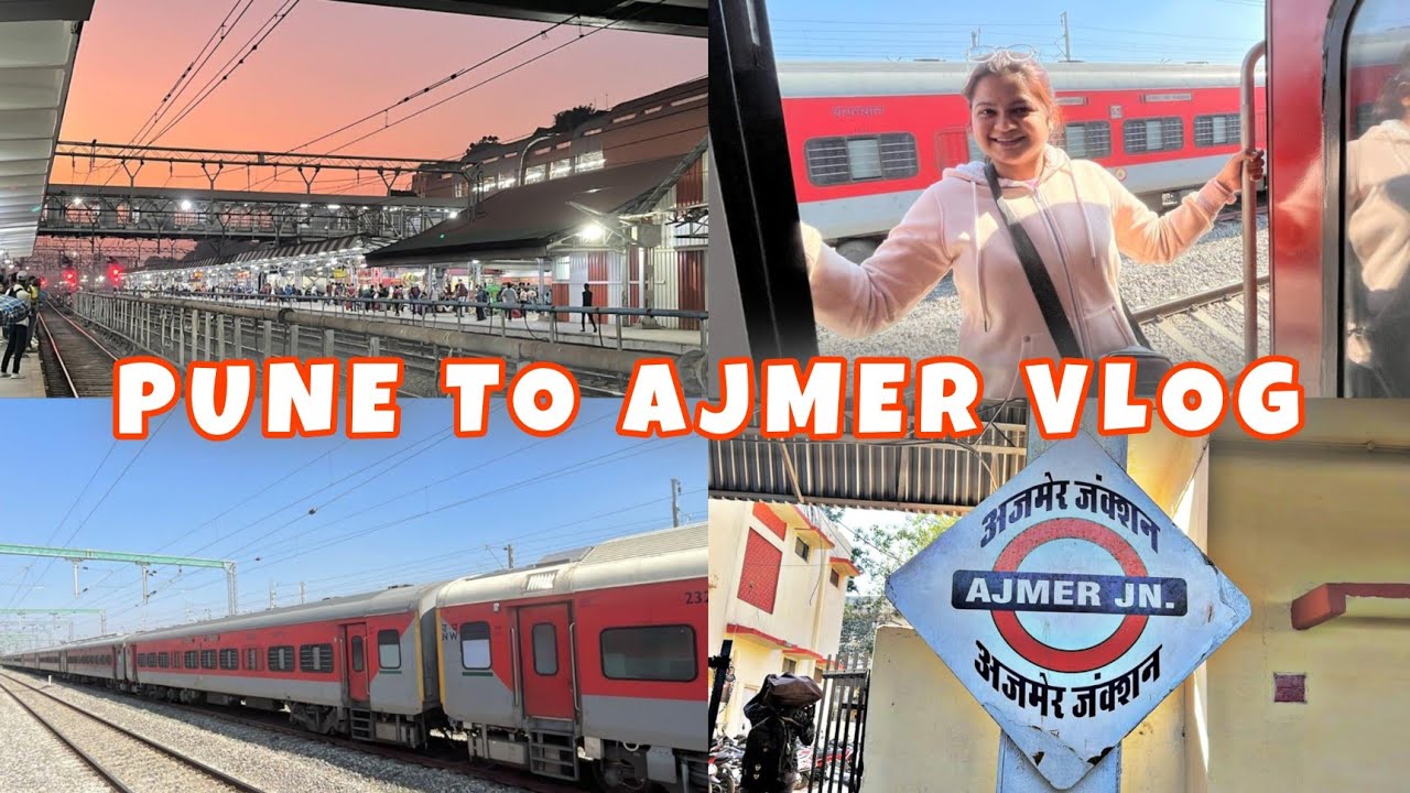 Pune to Ajmer Train Journey | GARIB NAWAZ EXPRESS | 2nd AC Train Journey