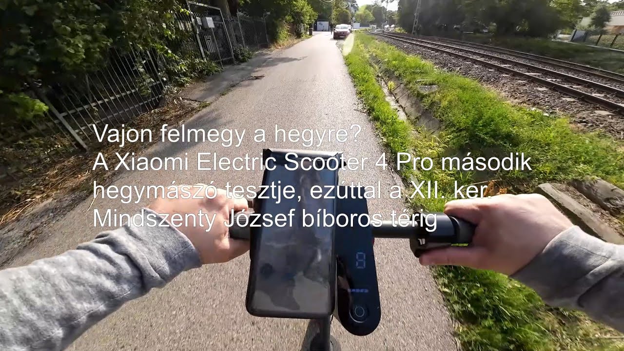 Széchenyi-hegyi hegymászás a  Xiaomi Electric Scooter 4 Pro-val - felmegy?