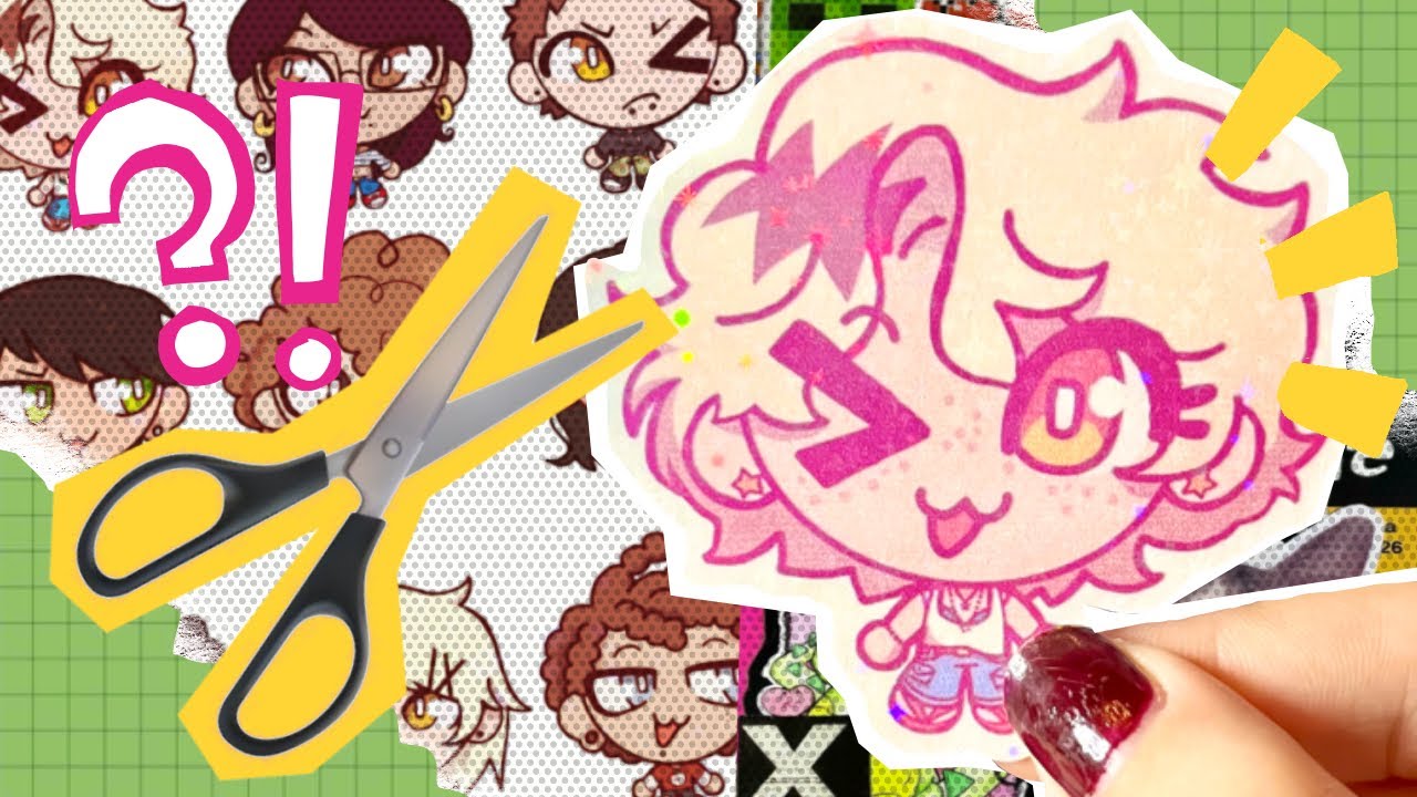 Making stickers of my OCs so people ask me about them