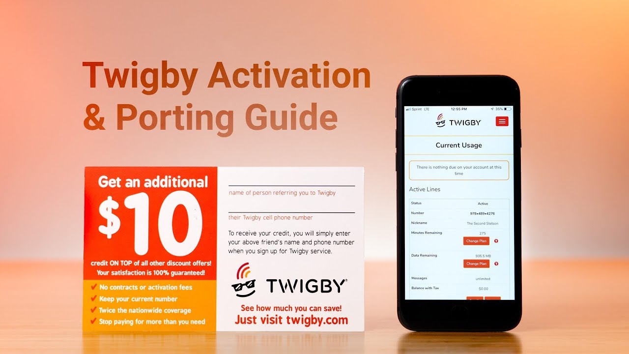 Twigby Sign Up and Activation Guide - Keep Your Number!