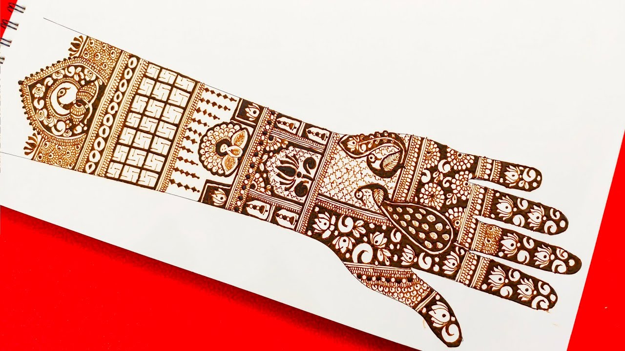 Bridal Henna 9/100 | बेसिक से लेकर दुल्हन तक के लिए नवीनतम दुल्हन मेहंदी डिजाइन