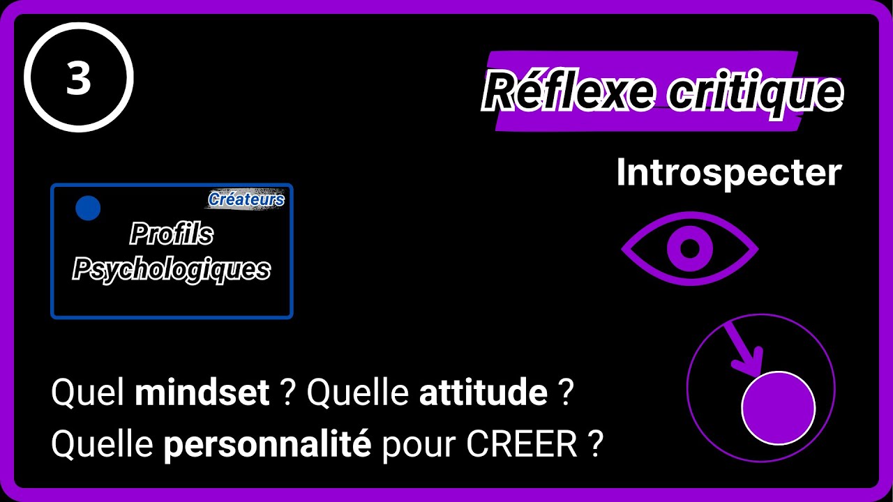 Réflexe critique 3.3 - Profils psychologiques des créateurs
