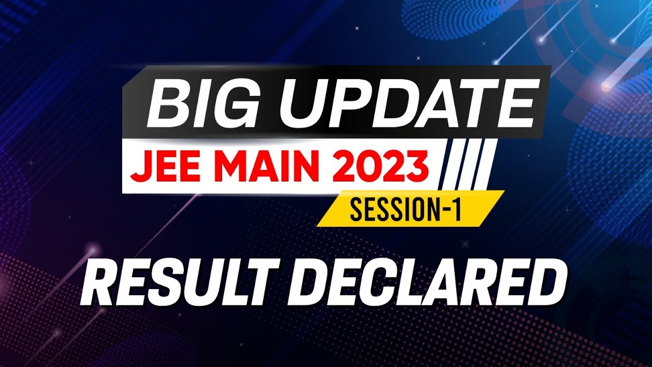 🚨Results Out Now!🔥JEE Main 2023 | Big Update for JEE Aspirant | ALLEN Kota