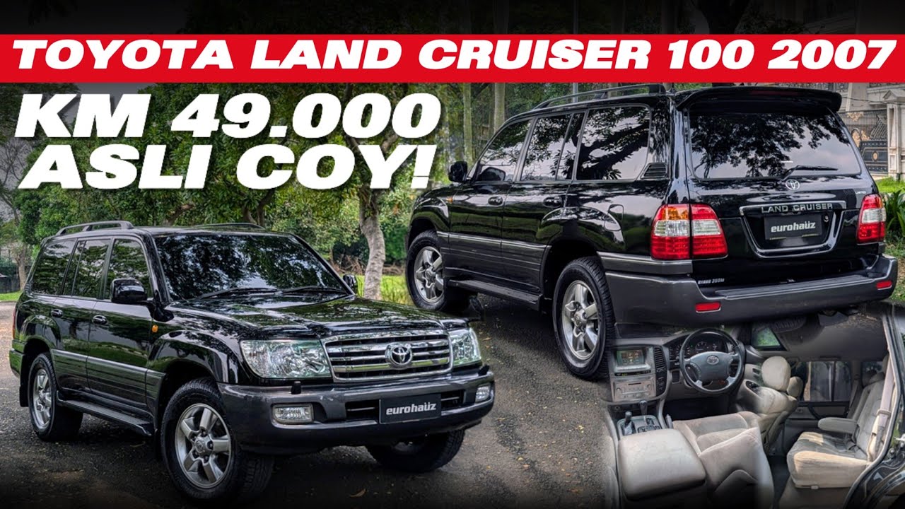 TOYOTA LAND CRUISER 100 2007. KM 49.000 ASLI COY!